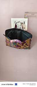 Handmade Patchwork Embroidered <b>Laptop</b> Bag Vintage Ethnic Fabric <b>Sleeve</b> for Office Travel and Daily Use - Product Image 4