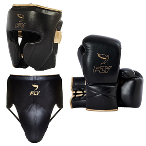 Kit de boxe et de sparring en cuir véritable, tendance, de haute qualité, professionnel, pour le kickboxing et l'entraînement de boxe - Product Image 1