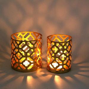Elegant Iron Votive <b>Candle</b> <b>Holder</b> Handmade Eco-Friendly Natural Durable 2-Color Printed Christmas Home Hotel Decor Customizable - Product Image 5