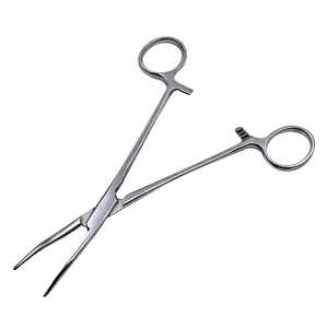 Ensemble d'instruments de forceps hémostatiques courbés en acier inoxydable manuels pour la chirurgie générale ORL, serrage précis des vaisseaux, contrôle des saignements - Product Image 4