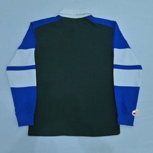 <b>Womens</b> Long Sleeves <b>Polo</b> <b>Shirts</b> Green Blue <b>White</b> Color Block Exclusive Print Knitted OEM Casual Breathable Polyester Front Logo - Product Image 5