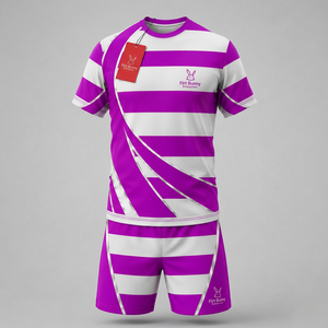 Uniforme de rugby con estilo atlético moderno, paneles reforzados y tela transpirable para un máximo rendimiento - Product Image 1