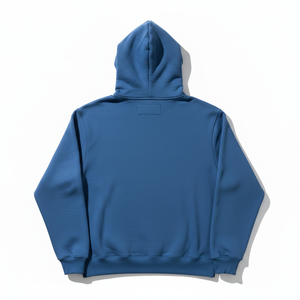 Custom High GSM 500 Heavyweight Puff Print Hoodie Oversized Unisex Quarter Zip Thick Fleece Drop Shoulder Blank Manufacturer - Product Image 3