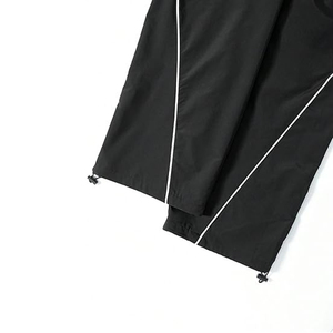 กางเกงวอร์มไนลอนลำลองสำหรับผู้ชายเอวยางยืดขาตรง - Product Image 6