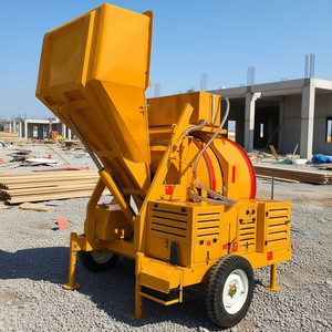 Mini bétonnière diesel JZR500 RDCM500 16DH pour travaux de construction - Product Image 3