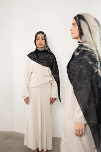 OEM Wholesale Lightweight Custom Modal Printed <strong>Hijab</strong> Ready To Ship Premium Breathable Long Stretchy For Muslim Women - Product Image 6