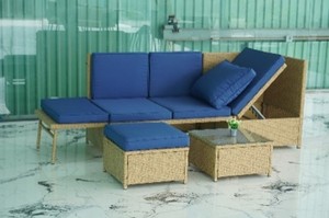 <b>Outdoor</b> PE <b>Rattan</b> <b>Sofa</b> Set Modern Garden Patio Sectional Couch with Cushions Villa Courtyard Hotel Furniture - Product Image 1