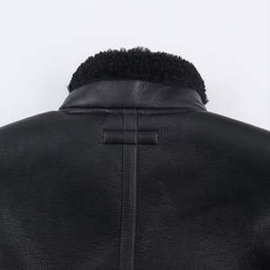 Veste d'hiver 2026 décontractée vintage coupe ample col mandarin réversible épaisse écologique respirante - Product Image 5