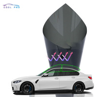 Rouleau Maître en Gros Film Solaire PET Usine 1*30m 2 Plis Anti-Rayures Anti-UV Couleur Inaltérable Teinte Automobile