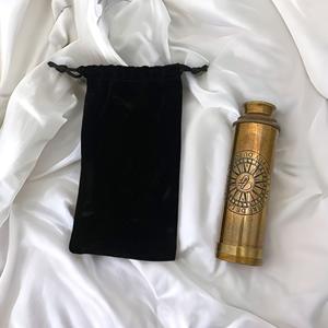 Télescope à trois tubes avec pochette en velours, design classique en laiton, décoration artistique, léger pour le bureau, la maison et l'affichage décoratif - Product Image 4