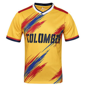 เสื้อฟุตบอลแบบซับลิเมชั่นน้ำหนักเบาสำหรับฝึกซ้อม พร้อมสกรีนชื่อและหมายเลขทีมตามสั่ง - Product Image 1
