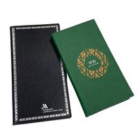 Grosir kustom hotel spa menu pemegang timbul kulit sampul buku