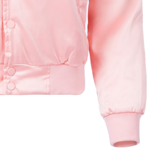 Skee Wee Bomber <b>Jacket</b> Pink Green <b>Women</b> Embroidered Sorority Varsity Coat Casual Streetwear Zip Up Outerwear Fashion <b>Lightweight</b> - Product Image 2