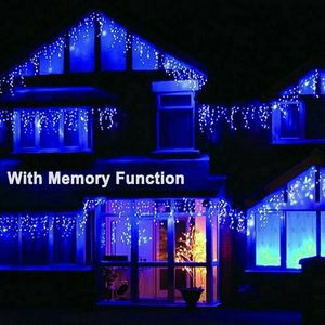 LED Fairy Curtain <b>Icicle</b> <b>Lights</b> for Wedding and Party Indoor and Outdoor Christmas Decorations - Product Image 6