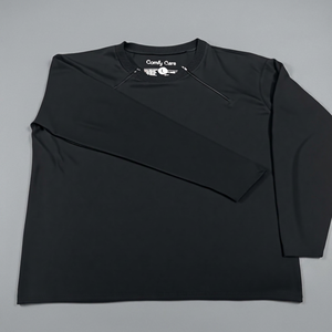 Camisetas Deportivas Personalizadas de Manga Larga, Corte Regular, de Algodón, con Aislamiento Térmico para Hombre - Product Image 3