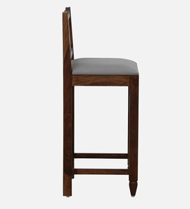 PU Leather Contemporary <b>Adjustable</b> Bar <b>Stool</b> Metal Base Scratch Resistant Teak Finish Counter <b>Height</b> Kitchen Bar Furniture for - Product Image 5