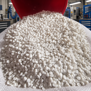 Offres Exceptionnelles : Granulés de Carbonate de Calcium de 25 kg, Qualité Masterbatch, Blanc Naturel, pour Film Soufflé, Matière Première Plastique - Product Image 1