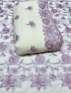 Tissu brodé multi-embroideries de qualité supérieure pour femmes, tissu de créateur, tissu de soirée, textile brodé de luxe, doux - Product Image 1