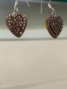 Pendientes Colgantes en Forma de Corazón para Mujer, Plateados en Oro Blanco, con Gemas de Moda, Hechos a Mano con Circonita Cúbica, Venta al Por Mayor - Product Image 6