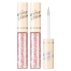 Holika Holika 07 Fairy Parts Eye Spangle Glitter Shadow, Set de 2 Piezas con Descuento, Maquillaje Líquido de un Solo Color - Product Image 1