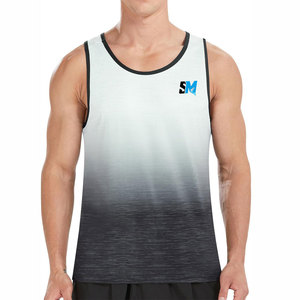Camiseta Deportiva de Gimnasio para Hombre, Tejida, Transpirable, de Color Sólido, Informal, Talla Personalizada, Venta al Por Mayor - Product Image 1