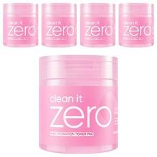 Vanillaco Clean IT Zero Pink Moisture Toner Pads 235ml 70 pezzi Confezione da 5 Sconto - Ingrediente Acido Ialuronico - Product Image 1