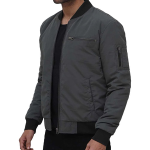 Chaqueta Bomber para Hombre de Alta Calidad, Diseño Superior, con Capucha, Mangas Largas, Transpirable, para Invierno, con Logotipo Frontal - Product Image 2