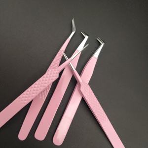 แหนบดึงขนตาสแตนเลสตามหลักสรีรศาสตร์ ป้องกันไฟฟ้าสถิต ปลายเรียบ ใช้งานได้อย่างแม่นยำ สะดวกสบายสำหรับการใช้งานประจำวัน - Product Image 1