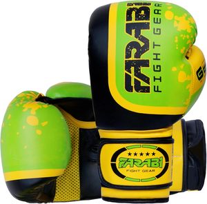 ถุงมือชกมวยหนัง PU น้ำหนักเบา Farabi บุเจลสำหรับฝึกซ้อมข้อมือ ถุงมือ MMA มวยไทย คิกบ็อกซิ่ง - Product Image 4