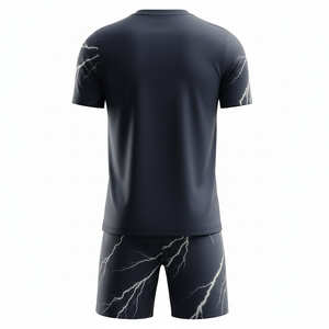 ชุดฟุตบอลแบบ unisex พร้อมกางเกงขาสั้น ชุดลำลองสำหรับเล่นฟุตบอลสองชิ้น ชุดฝึกซ้อมฟุตบอล ชุดกีฬา รับผลิตตามสั่ง ขายส่ง - Product Image 2