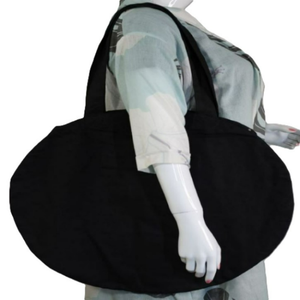 Eco-Friendly Fashion 100% Cotton Canvas <b>Tote</b> <b>Bag</b> Zipper Closure Custom Logo <b>Printing</b> Music Feature for Women's Travel Shopping - Product Image 5