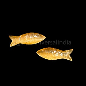 Colgante de Piedra Lunar Melocotón Natural en Forma de Pez de 25mm, Gema Tallada a Mano, Amuleto de Cristal, Precio al por Mayor, Fabricación de Joyería a Granel - Product Image 6