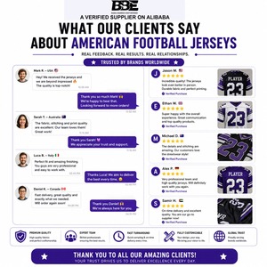 Camiseta de Fútbol Americano BBE Unisex Personalizada, Transpirable, con Estampado por Transferencia de Calor, Cuello en V, Manga Corta, Cintura Elástica - Product Image 2