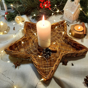 Vietnam Handmade Christmas Snowman Basket Arrangement Holiday Centerpiece <b>Winter</b> Table <b>Decoration</b> Manufacturer - Product Image 4