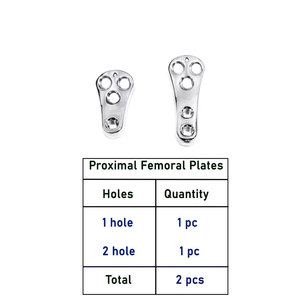 Placas Femorales LCP SURGINEXA de 6.5mm, Canuladas, para Ósea Cancelada, 5.0mm LCP, Ortopedia, Acero Inoxidable de Alta Resistencia, Distales, CE - Product Image 3