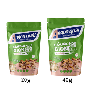 Champignons de huître croustillants saveur originale, collation saine et naturelle, fabriqués au Vietnam, OEM ODM disponibles, paquet de 20g - Product Image 5