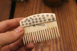 Peine de Hueso Hecho a Mano Tradebyd, Accesorio Natural para el Cuidado del Cabello, Peine de Calidad Premium para Peinar y Desenredar - Product Image 2