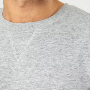 High Quality OEM Loose Fit Print <b>Pullover</b> Plush Jogger White Crewneck Custom Sweatshirt Autumn Anti-Wrinkle Wholesale - Product Image 4