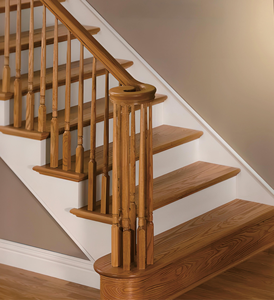 Balustre Moderne et Élégant 2015P de 34 Pouces, Réglable, Écologique, de Haute Qualité, Résistant à l'Eau, Durable, en Chêne Rouge Massif, Pièces d'Escalier - Product Image 6