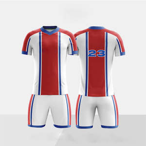 UNIFORME DE FÚTBOL TOTALMENTE PERSONALIZADO Camiseta de Fútbol Transpirable Personalizada de Alta Calidad para Clubes de Fútbol Profesional Tallas Grandes - Product Image 3