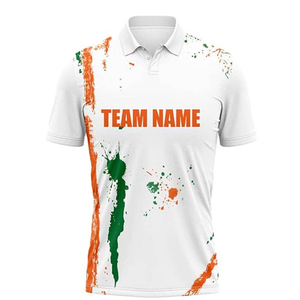 Custom made sports uniform with modern collar style and durable color <b>cricket</b> jersey - Product Image 2