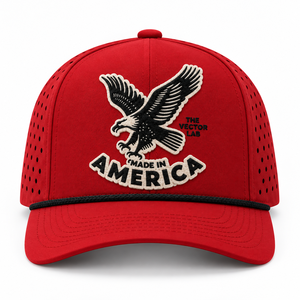 Gorra de 6 Paneles con Cuerda, Perforada y Cortada con Láser, Transpirable, Personalizada OEM, con Logotipo Aplicado en Fieltro, Ajustable con Cierre a Presión, para Hombre, Informal, para Golf y Actividades al Aire Libre - Product Image 2