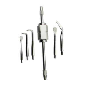 Kit de retrait de couronnes dentaires Morrel en acier inoxydable allemand, extracteur manuel de couronnes à trois pointes, certifié CE ISO par Grip Surgical - Product Image 1