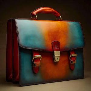 Maletín de Cuero Genuino para Portátil, Estilo Ejecutivo, Bolso Bandolera Profesional - Product Image 2