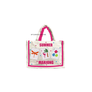 Bolsos Mini Tote de Mahjong con Cuentas Hechos a Mano, Modernos 2026, Bolsos Mini Tote Personalizados con Nombre, Bolsos de Cuentas Hechos a Mano para Niños Pequeños - Product Image 3