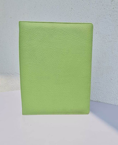 PU Leather 25mm 4-Round <b>Ring</b> <b>Binder</b> <b>A4</b> Green Filing Product - Product Image 3