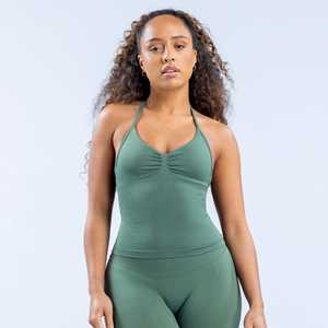 Conjunto de Yoga Personalizado al por Mayor con Logotipo, Traje de Fitness para Mujer, Ropa de Gimnasio de 4 Piezas: Sujetador Deportivo, Shorts Levanta Glúteos, Leggings y Chaqueta de Manga Larga - Product Image 5