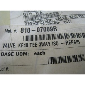วาล์วแยกสัญญาณ AMAT 3870-01212 Norcal, แบบ 3 ทาง KF - อุปกรณ์และอะไหล่เซมิคอนดักเตอร์ระดับโลกที่เชื่อถือได้ - Product Image 3