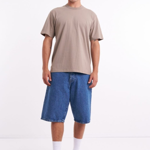 Camiseta 100% algodón para hombre, corte holgado, estampada con serigrafía, camiseta de alta calidad, estilo boxy y corta. - Product Image 2