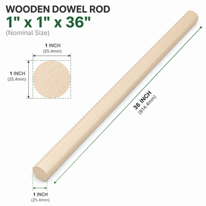 Solid Wood Dowel Premium Wooden Dowel Rods Custom Diameter and Length for Cabinet Manufacturing Furniture Components - Product Image 2